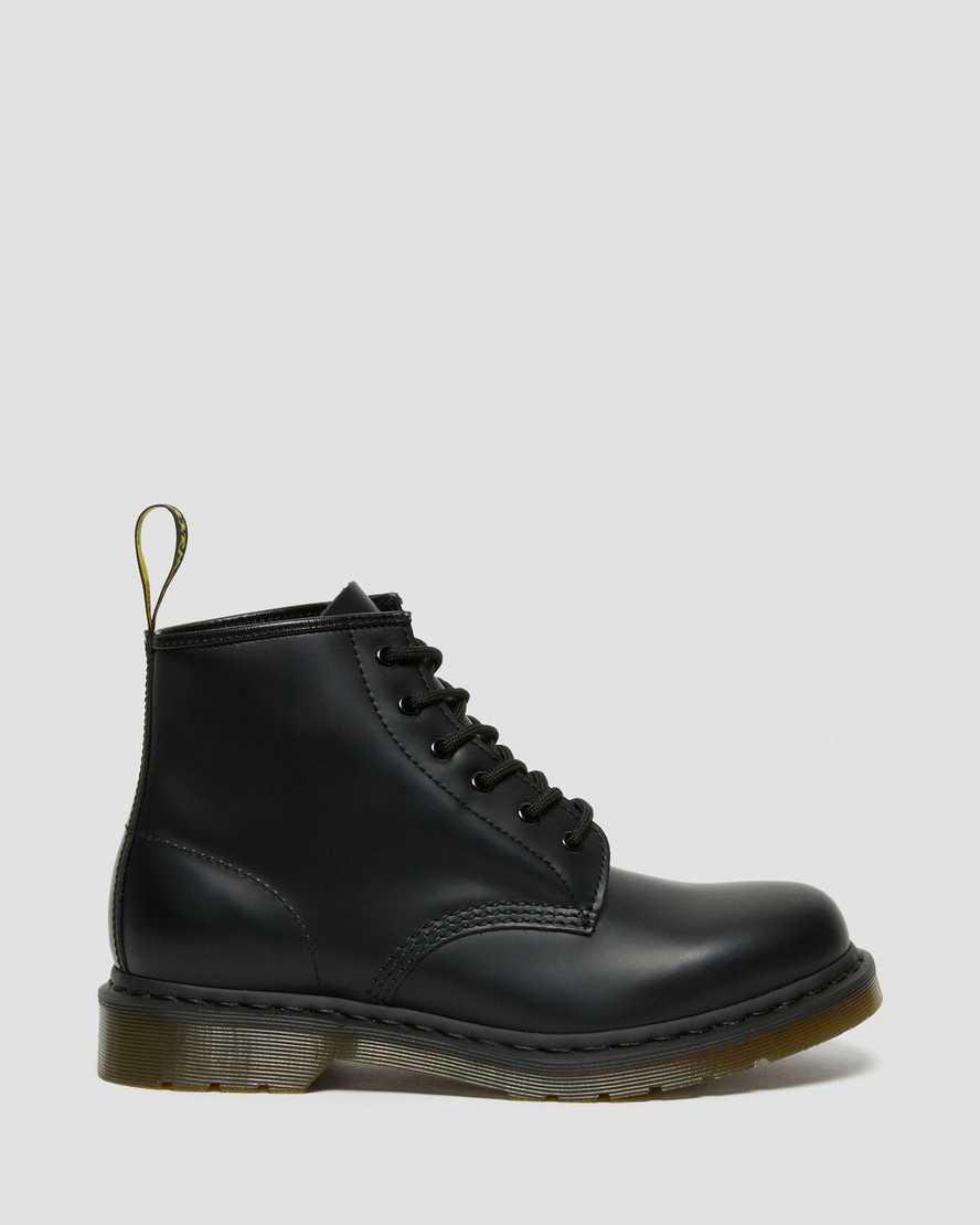 Dr Martens 101 Smooth Leather Stiefeletten Herren Schwarz | 436958-MOK