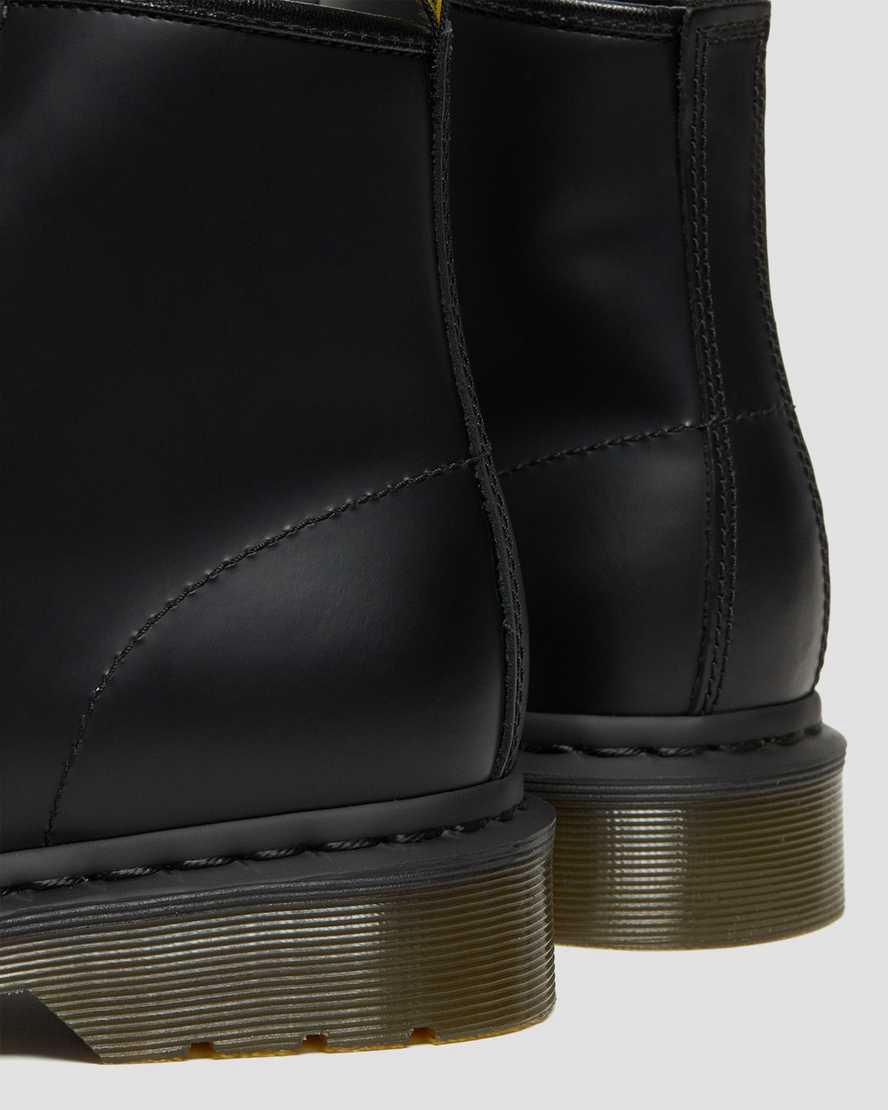 Dr Martens 101 Smooth Leather Stiefeletten Herren Schwarz | 436958-MOK