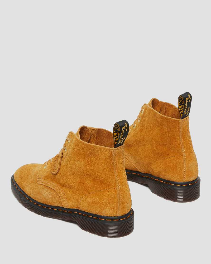 Dr Martens 101 Suede Stiefeletten Damen Gelb | 612349-KST