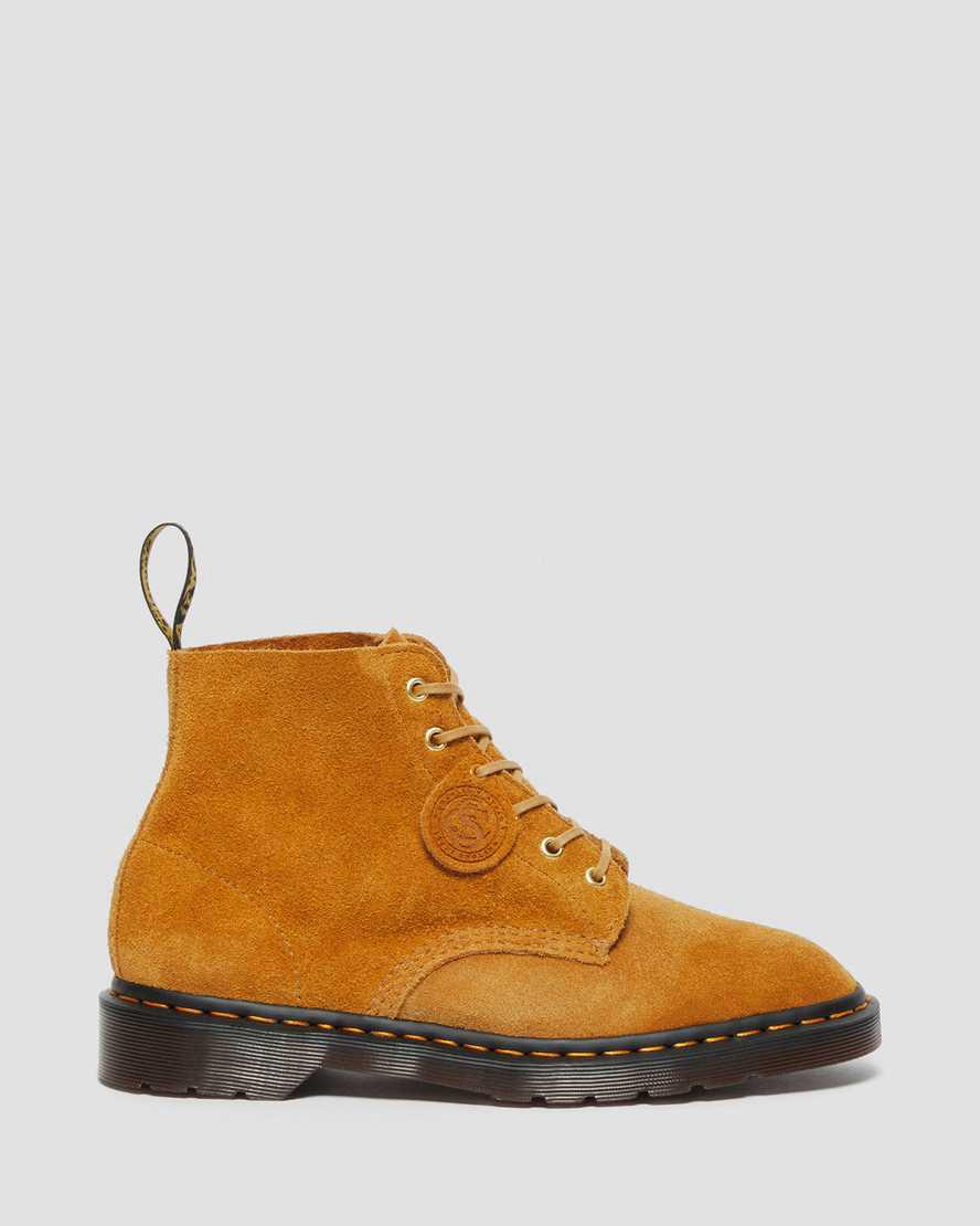 Dr Martens 101 Suede Stiefeletten Damen Gelb | 612349-KST