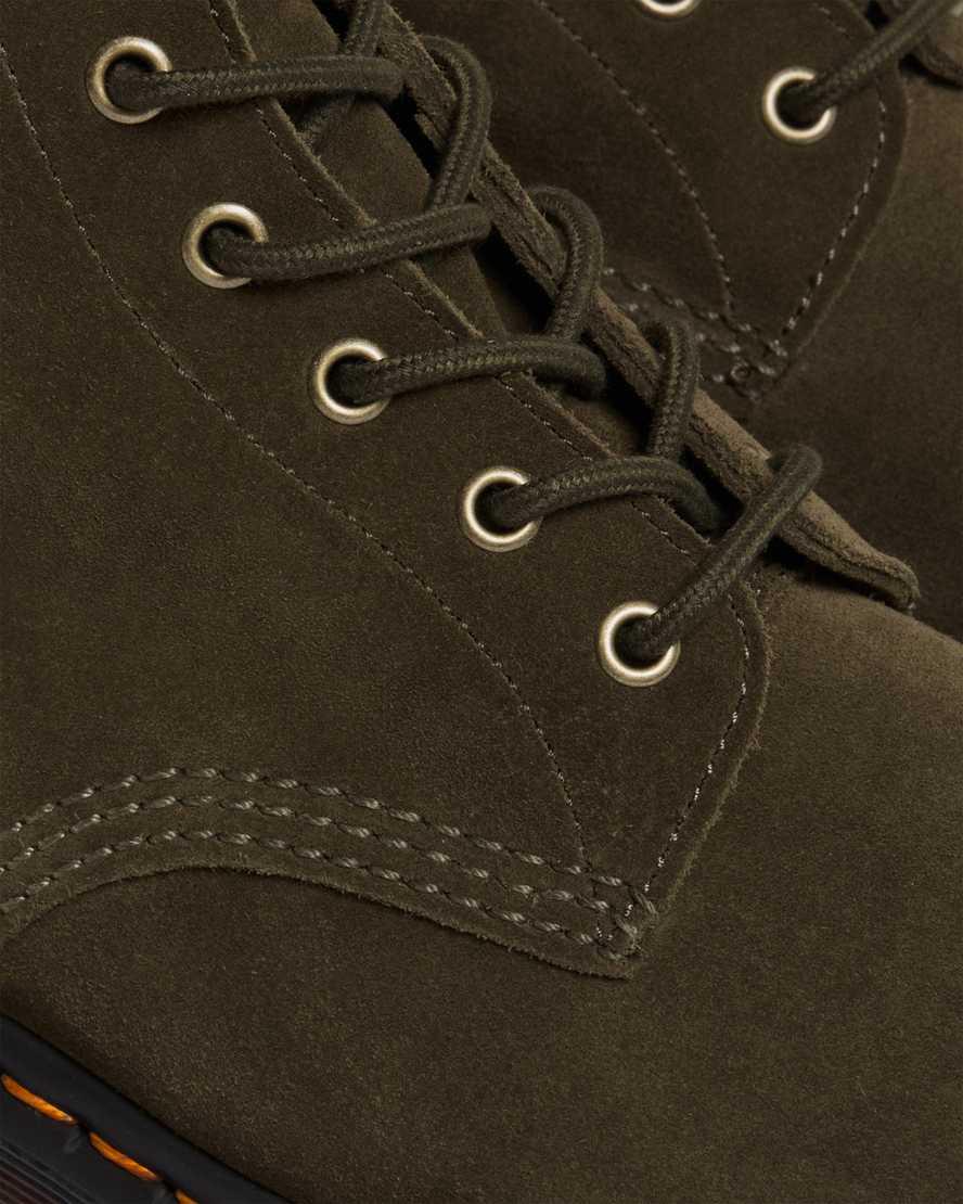 Dr Martens 101 Suede Stiefeletten Herren Olivgrün | 189354-IAX
