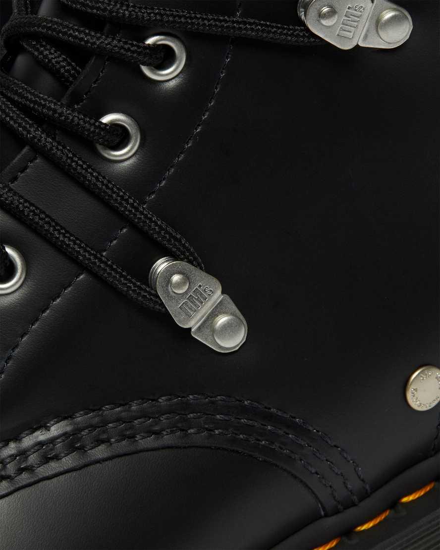 Dr Martens 1460 Bex Stud Leather Schnürstiefel Herren Schwarz | 170826-JBW