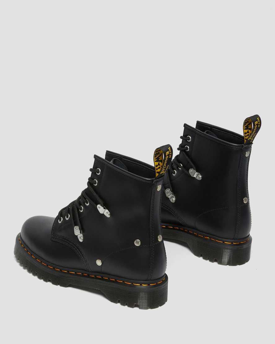 Dr Martens 1460 Bex Stud Leather Schnürstiefel Herren Schwarz | 170826-JBW
