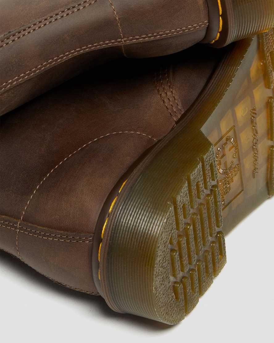 Dr Martens 1460 Crazy Horse Leather Schnürstiefel Herren Braun | 917538-AMZ