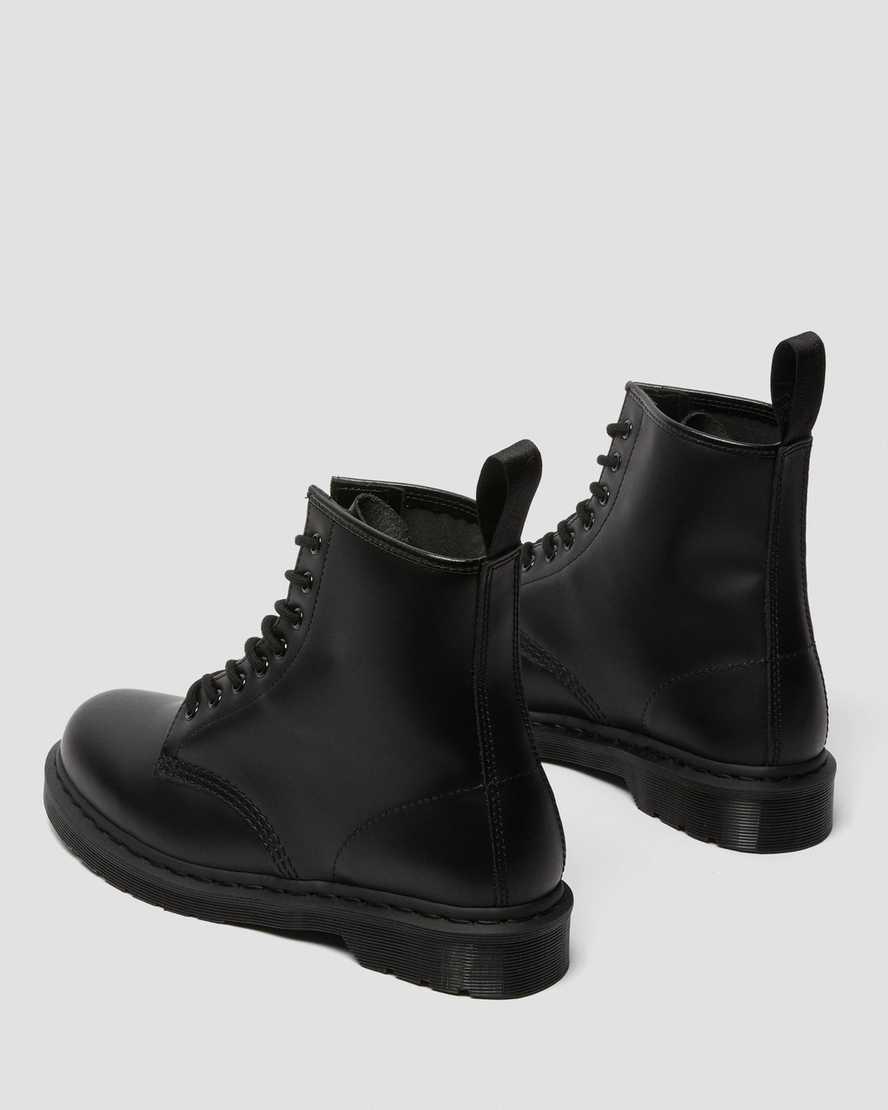 Dr Martens 1460 Mono Smooth Leather Lace Up Stiefeletten Herren Schwarz | 350417-RGC