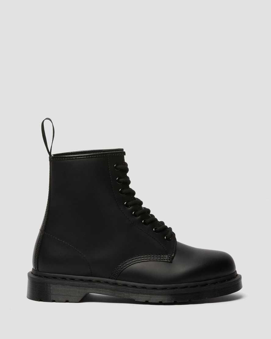 Dr Martens 1460 Mono Smooth Leather Lace Up Stiefeletten Herren Schwarz | 350417-RGC