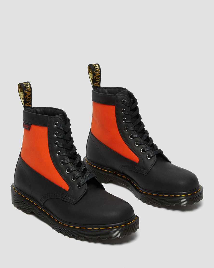 Dr Martens 1460 Panel Made in England Leather Lace Up Stiefeletten Damen Schwarz | 534986-IBK
