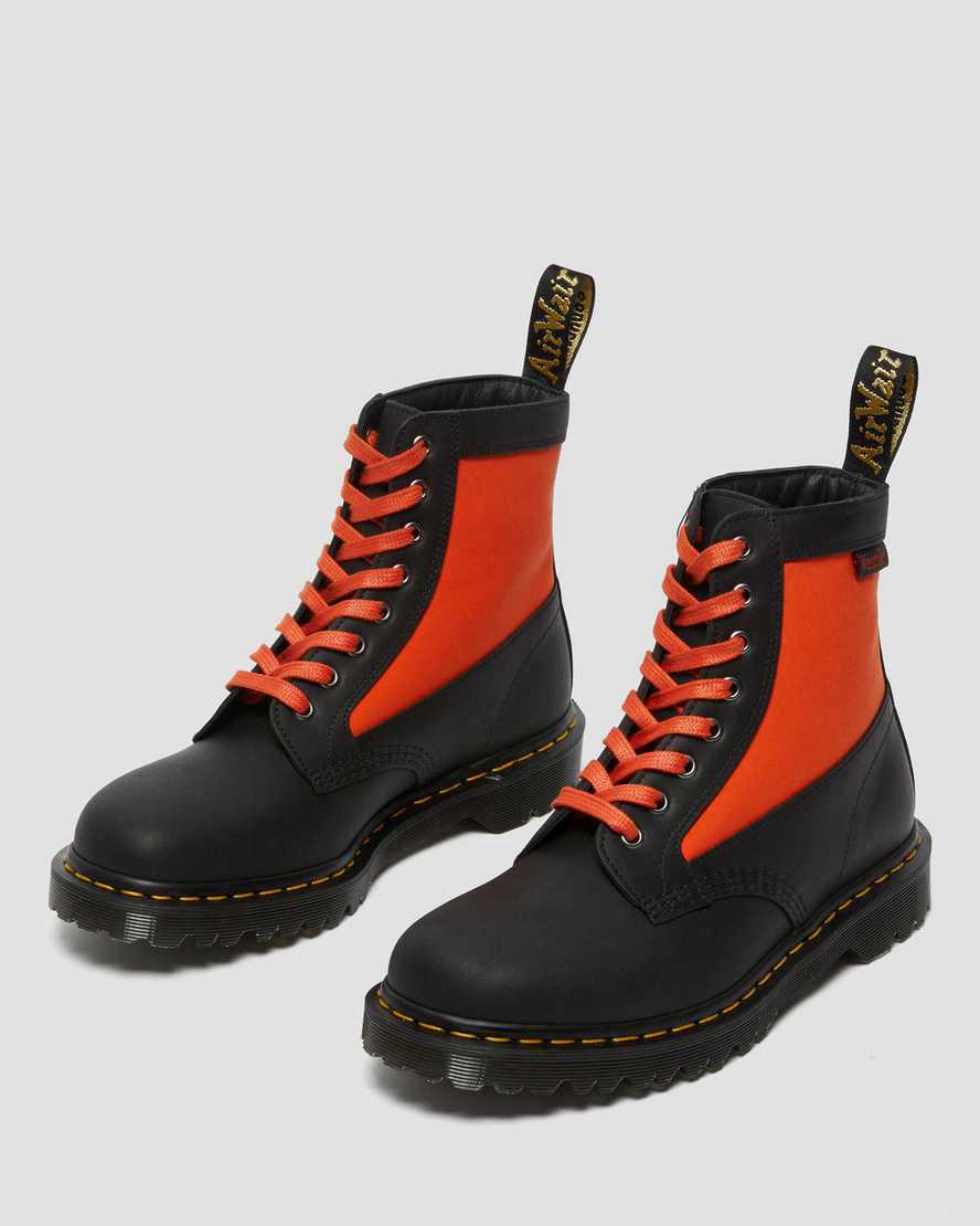 Dr Martens 1460 Panel Made in England Leather Lace Up Stiefeletten Damen Schwarz | 534986-IBK