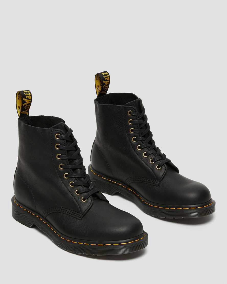 Dr Martens 1460 Pascal Ambassador Leather Schnürstiefel Damen Schwarz | 362149-FRE