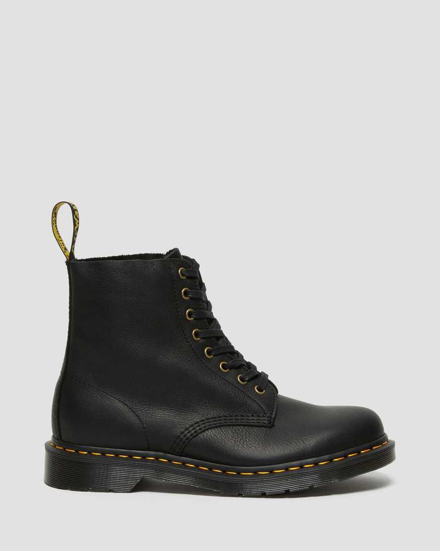Dr Martens 1460 Pascal Ambassador Leather Schnürstiefel Damen Schwarz | 362149-FRE
