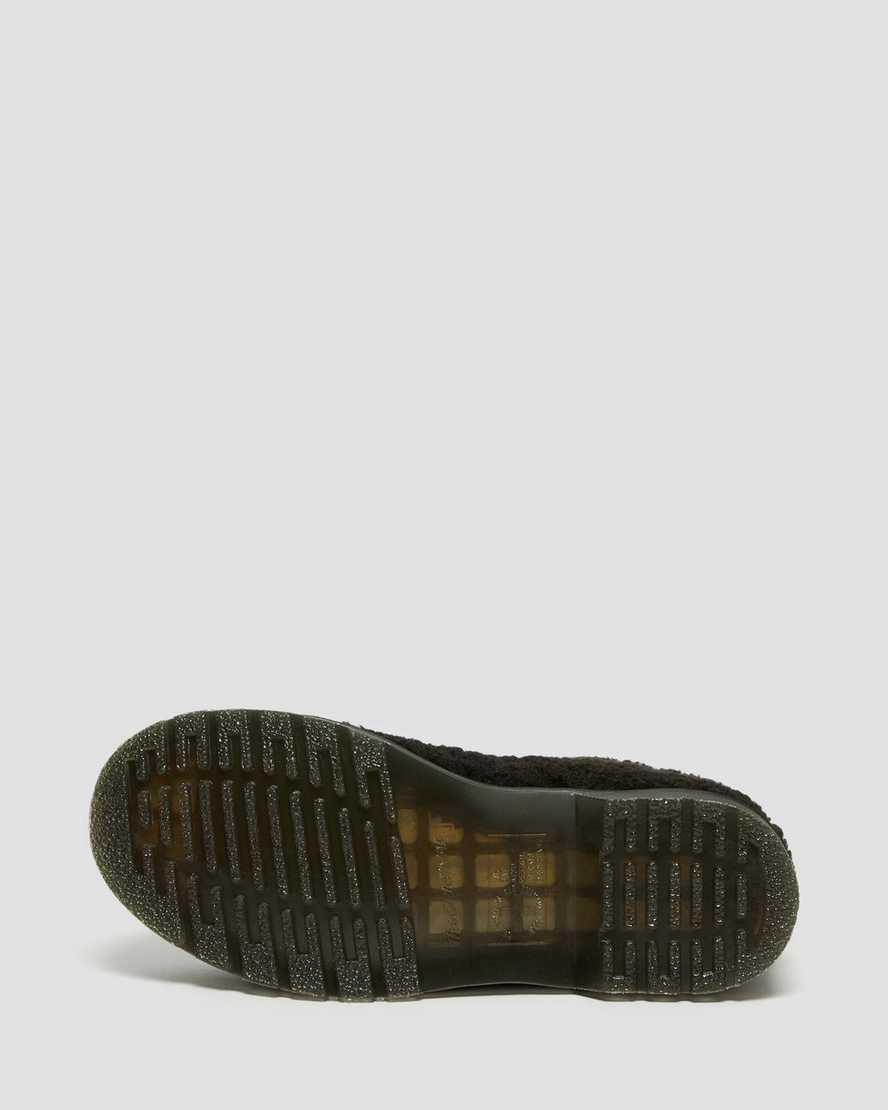 Dr Martens 1460 Pascal Faux Shearling Schnürstiefel Damen Schwarz | 250739-KQL