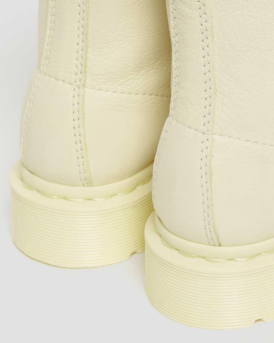 Dr Martens 1460 Pascal Mono Schnürstiefel Damen Braun Weiß | 715632-ZKJ