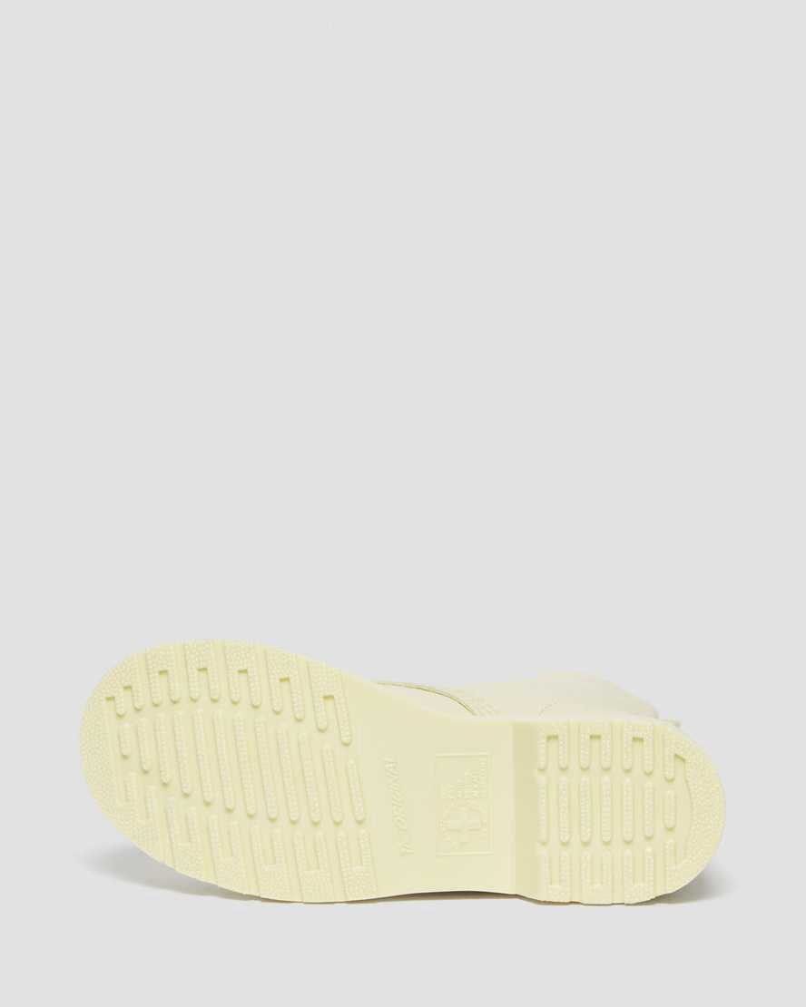 Dr Martens 1460 Pascal Mono Schnürstiefel Damen Braun Weiß | 715632-ZKJ