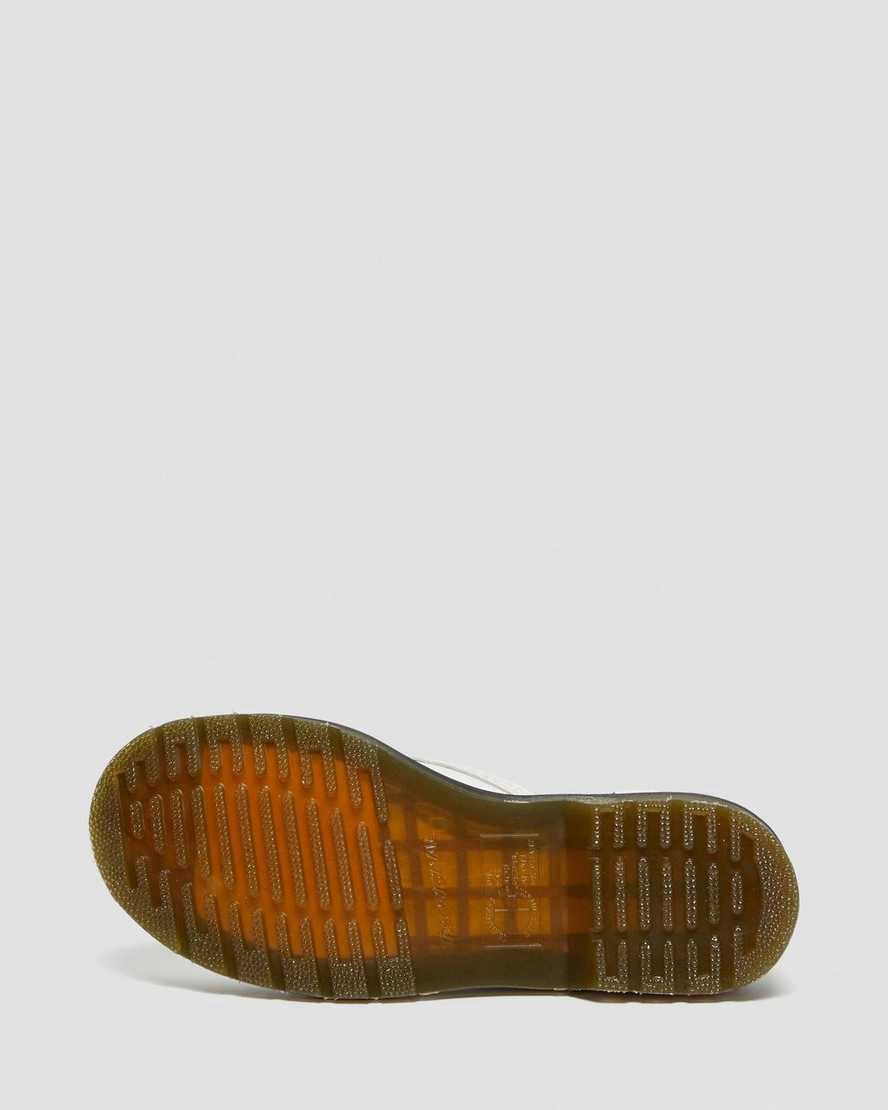 Dr Martens 1460 Patent Leather Schnürstiefel Damen Weiß | 584031-WVO