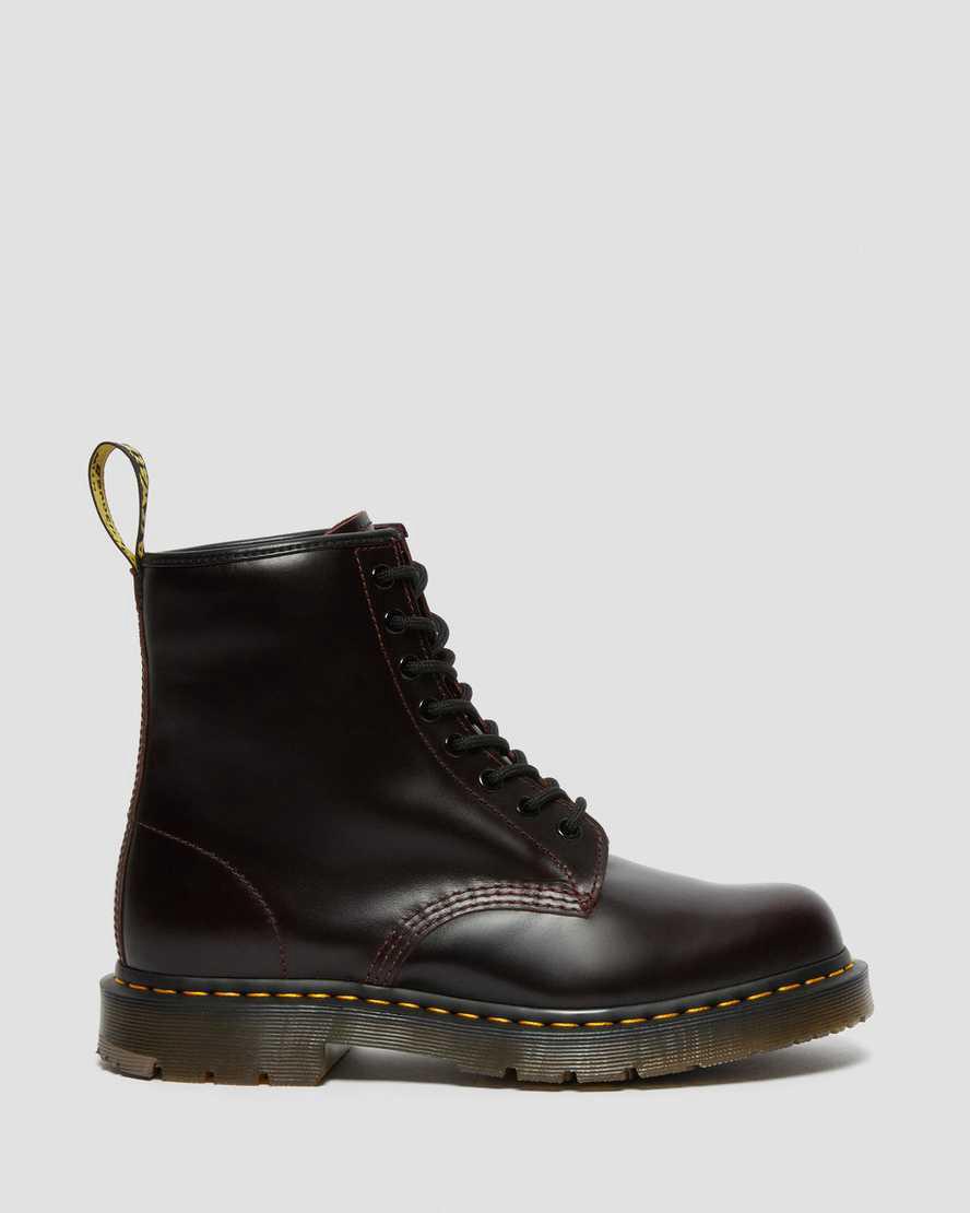 Dr Martens 1460 Slip Resistant Atlas Leather Lace Up Stiefeletten Herren Bordeaux | 817240-WTF