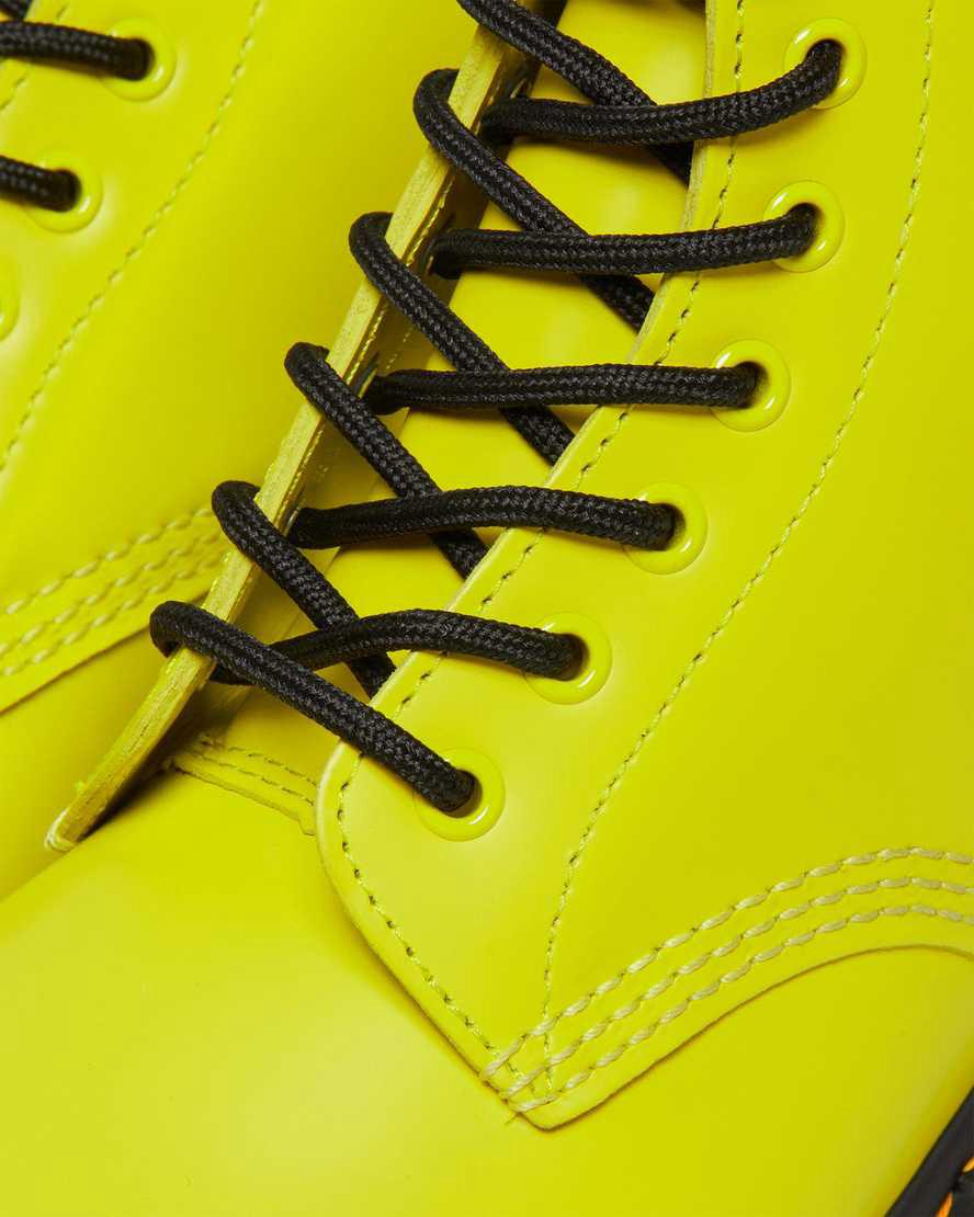 Dr Martens 1460 Smooth Leather Lace Up Stiefeletten Herren Gelb | 250317-QDY
