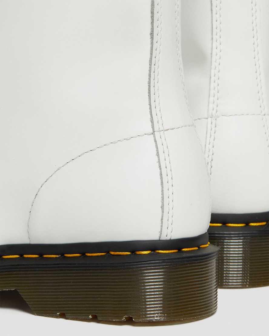 Dr Martens 1460 Smooth Leather Schnürstiefel Herren Weiß | 637142-BDC