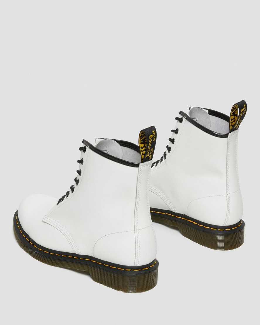 Dr Martens 1460 Smooth Leather Schnürstiefel Herren Weiß | 637142-BDC