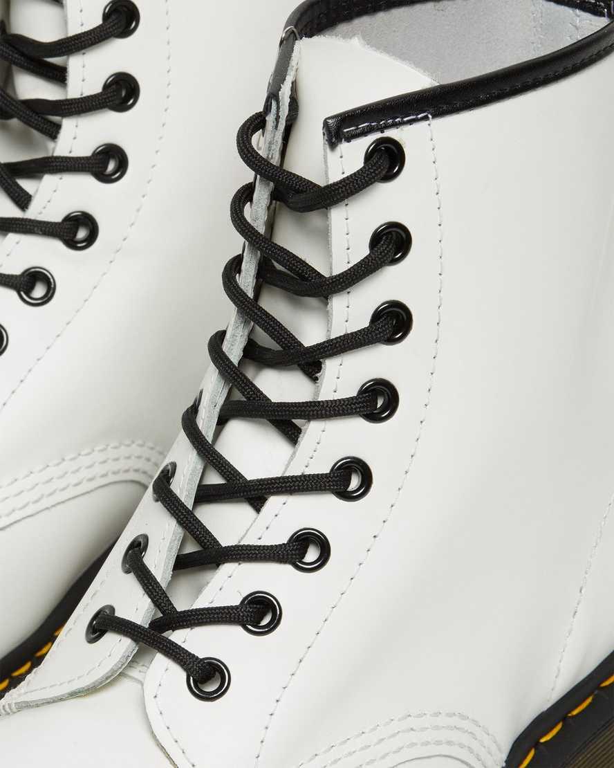Dr Martens 1460 Smooth Leather Schnürstiefel Herren Weiß | 637142-BDC