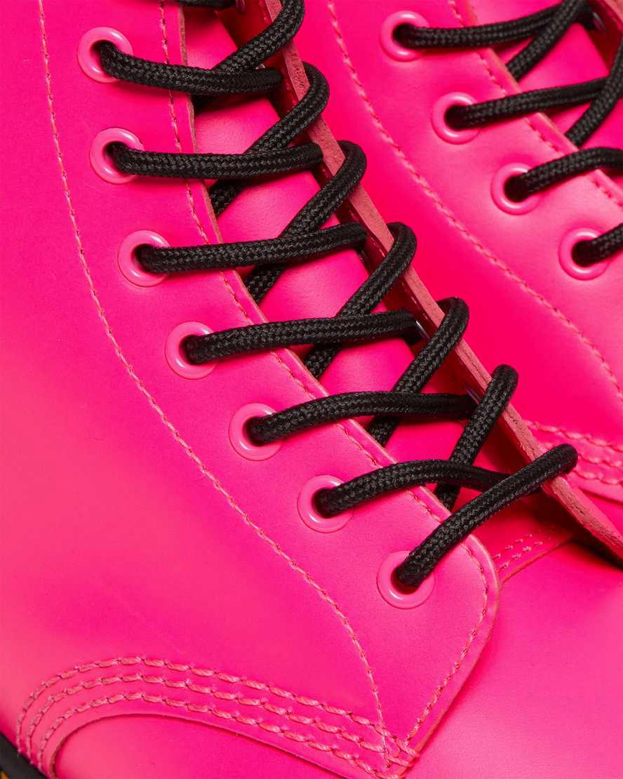 Dr Martens 1460 Smooth Leather Schnürstiefel Damen Rosa | 769524-NPA