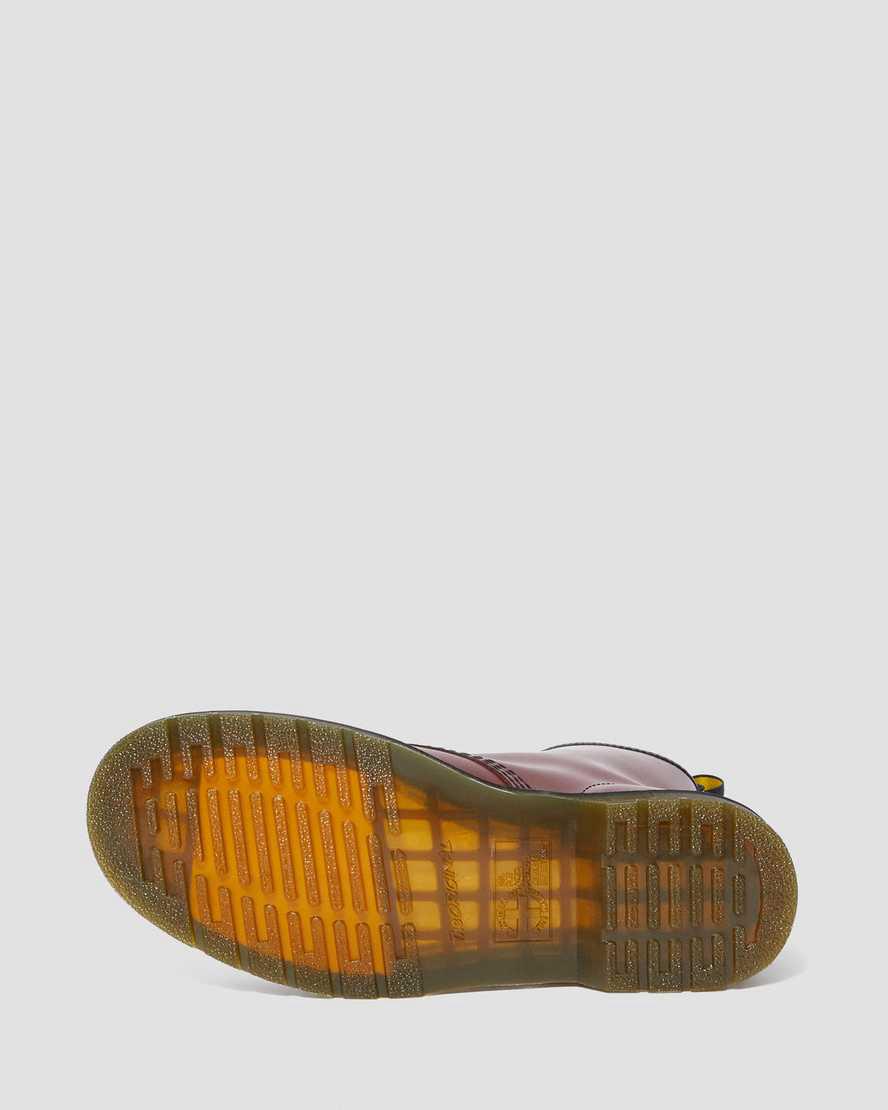 Dr Martens 1460 Smooth Leather Schnürstiefel Herren Rot | 873596-TXY