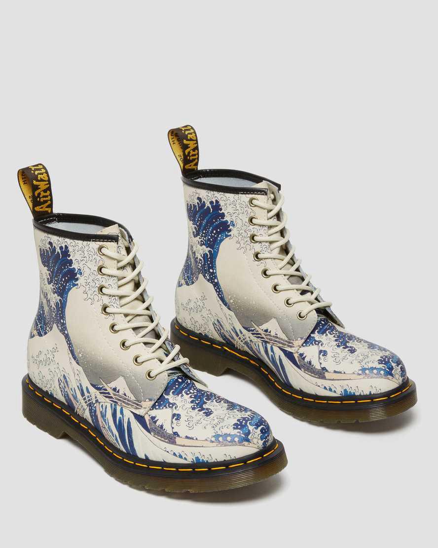 Dr Martens 1460 The Met Leather Lace Up Stiefeletten Herren Mehrfarbig | 013428-DWV