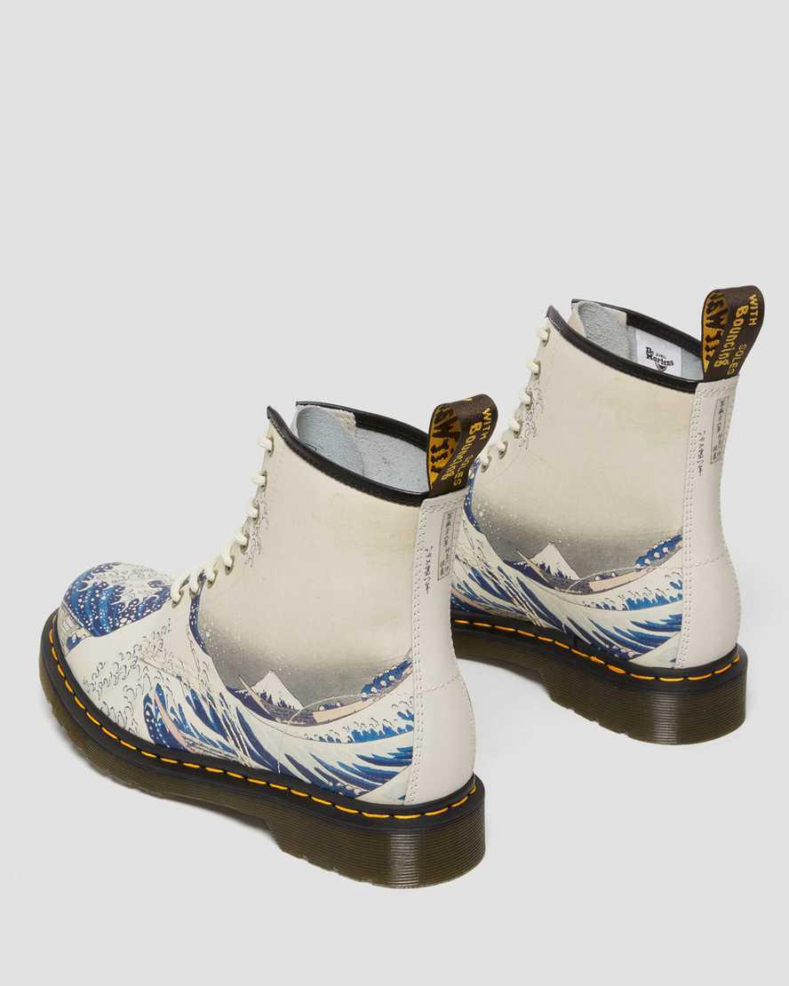 Dr Martens 1460 The Met Leather Lace Up Stiefeletten Herren Mehrfarbig | 013428-DWV