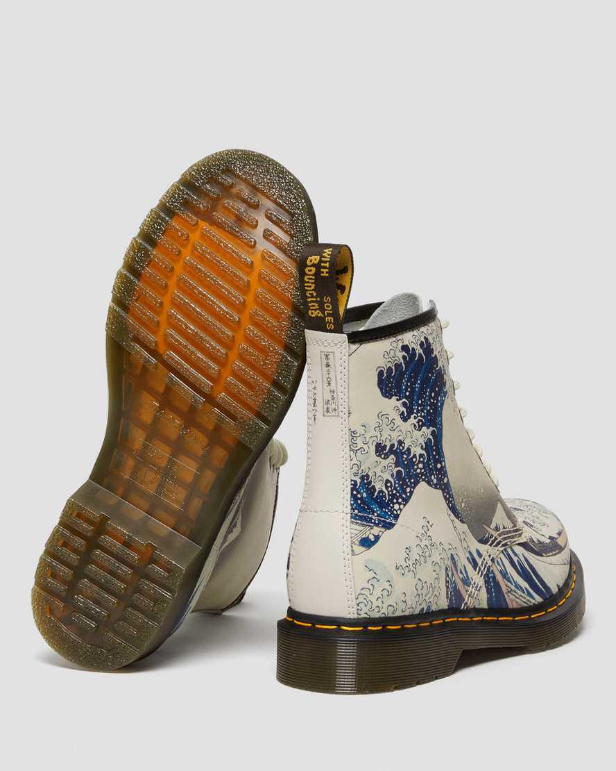 Dr Martens 1460 The Met Leather Lace Up Stiefeletten Herren Mehrfarbig | 013428-DWV