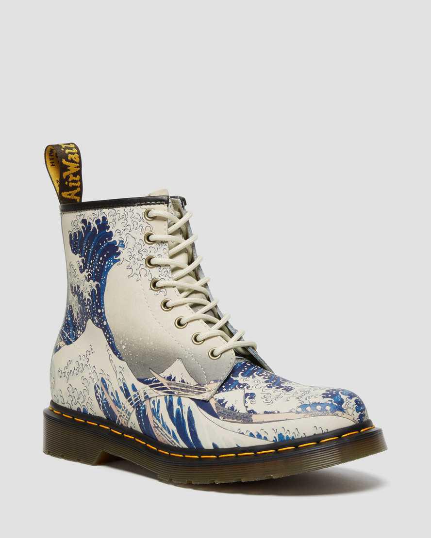 Dr Martens 1460 The Met Leather Lace Up Stiefeletten Herren Mehrfarbig | 013428-DWV