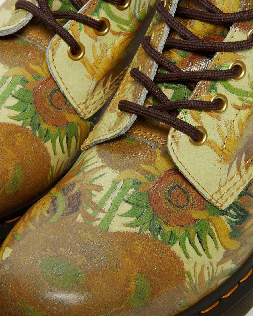 Dr Martens 1460 The National Gallery Van Gogh Schnürstiefel Herren Gelb | 275436-IUZ