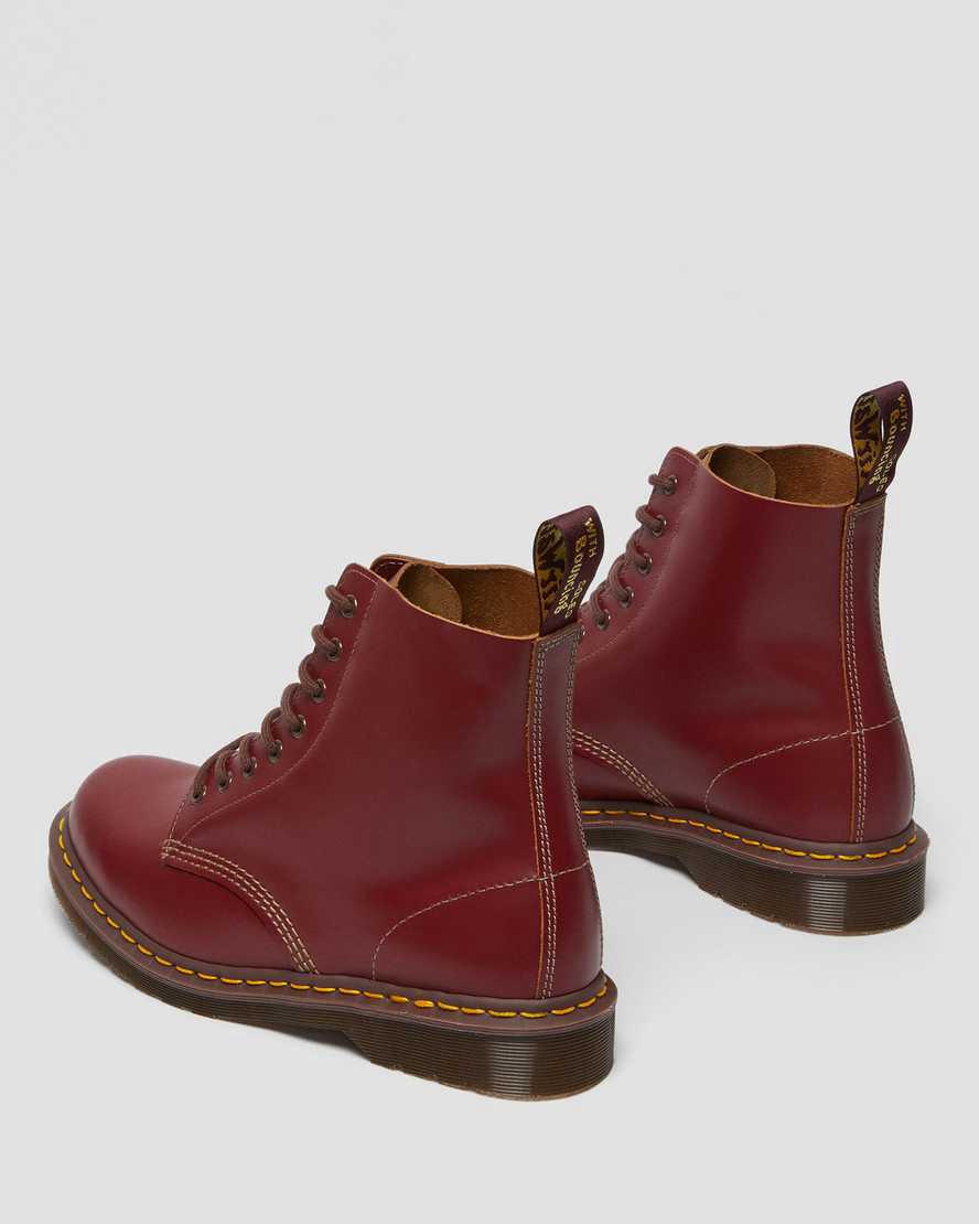 Dr Martens 1460 Vintage Made in England Lace Up Stiefeletten Herren Rot | 569281-CPG