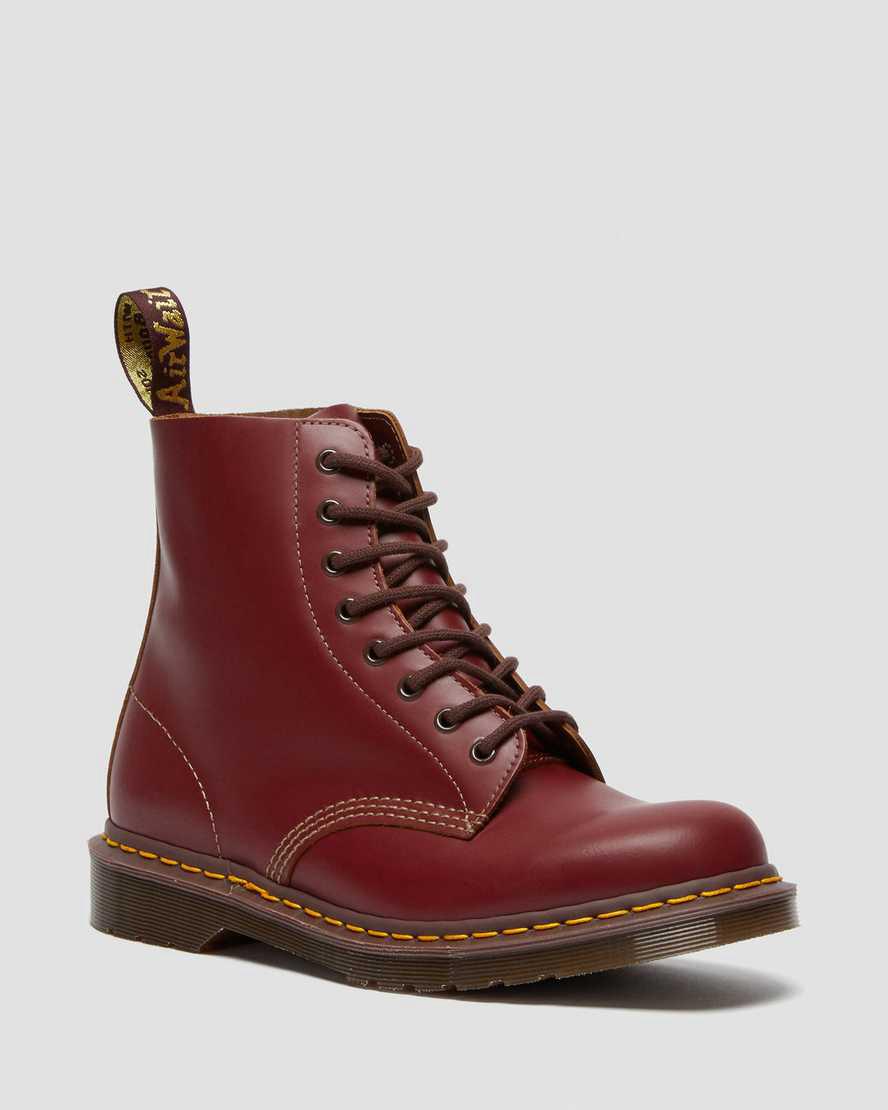 Dr Martens 1460 Vintage Made in England Schnürstiefel Herren Rot | 692315-WTZ