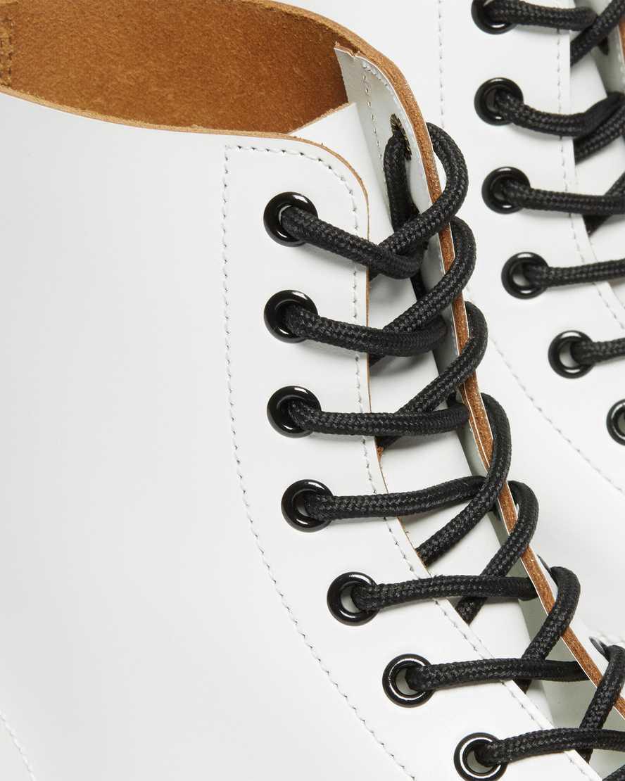 Dr Martens 1460 Vintage Made in England Schnürstiefel Damen Weiß | 975268-YVG