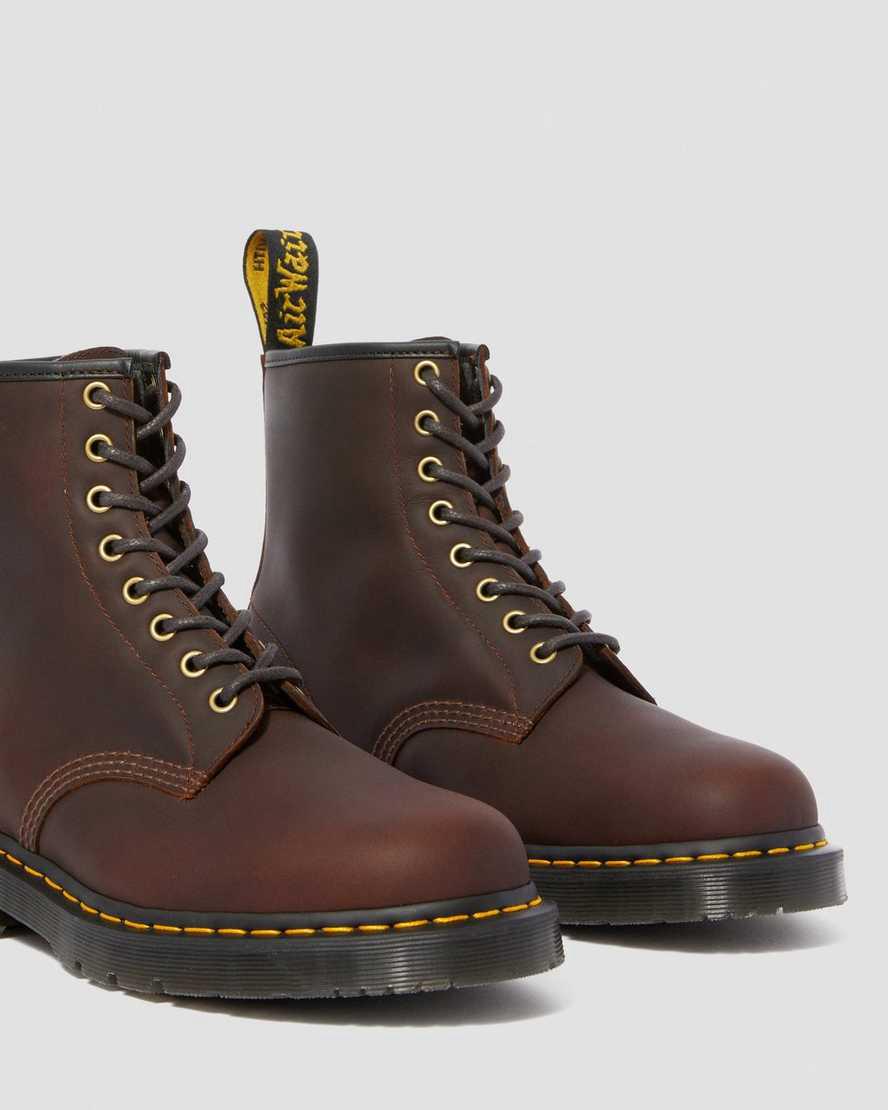 Dr Martens 1460 Wintergrip Lace Up Stiefeletten Damen Braun | 581760-BNY