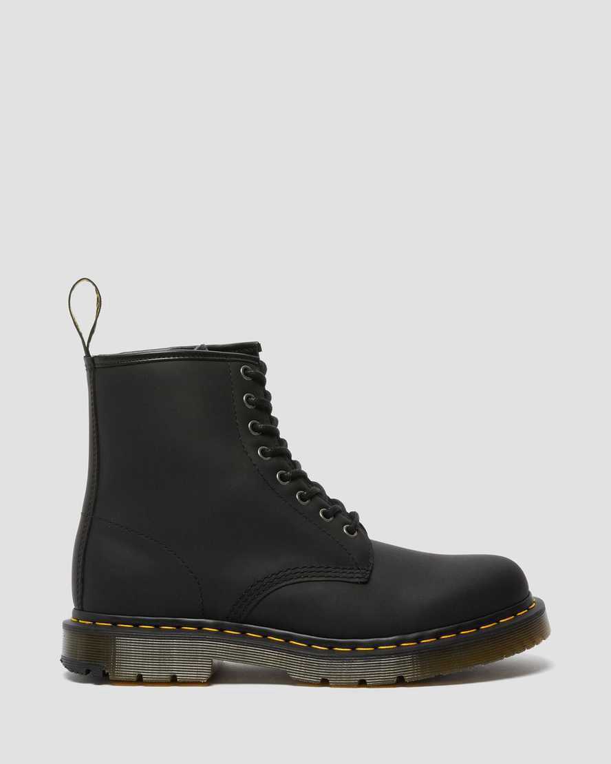 Dr Martens 1460 Wintergrip Lace Up Stiefeletten Damen Schwarz | 810796-IDN