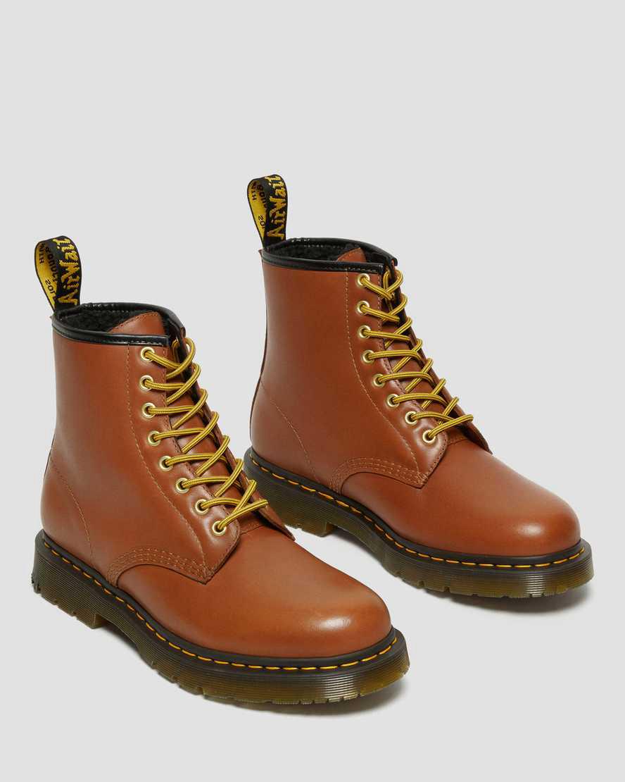 Dr Martens 1460 Wintergrip Leather Lace Up Stiefeletten Herren Braun | 093572-EGJ