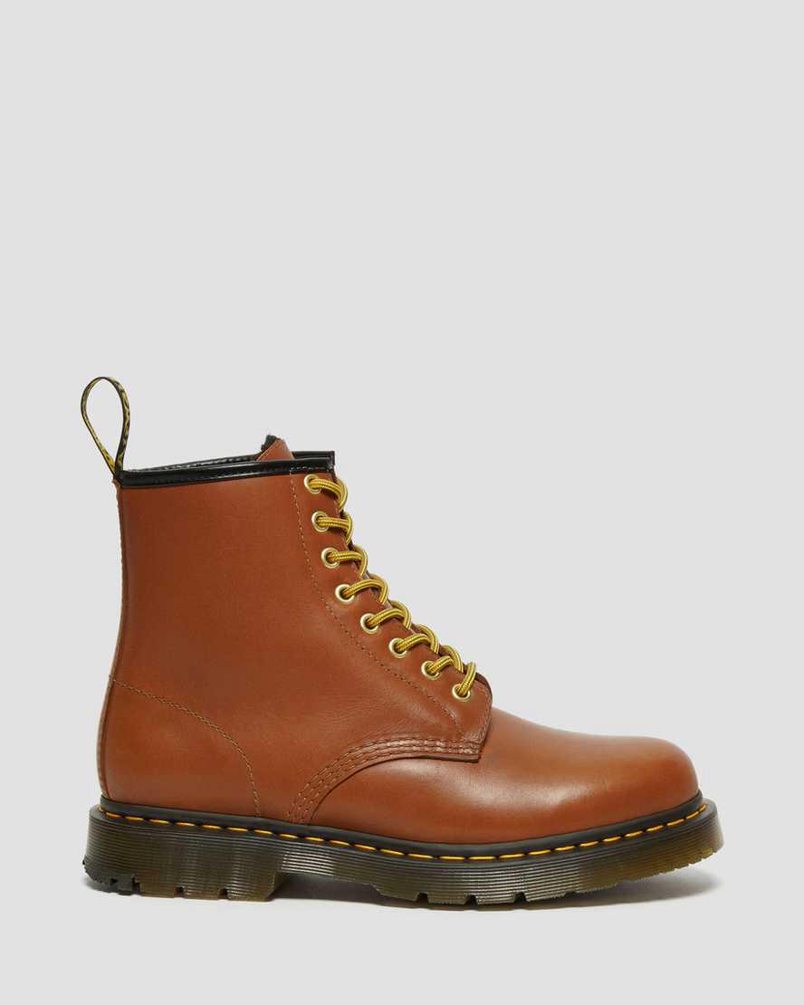 Dr Martens 1460 Wintergrip Leather Lace Up Stiefeletten Herren Braun | 093572-EGJ