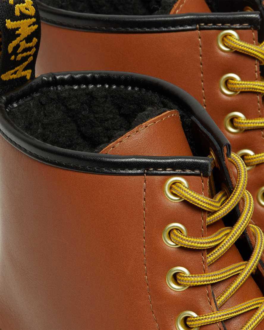 Dr Martens 1460 Wintergrip Leather Lace Up Stiefeletten Herren Braun | 093572-EGJ