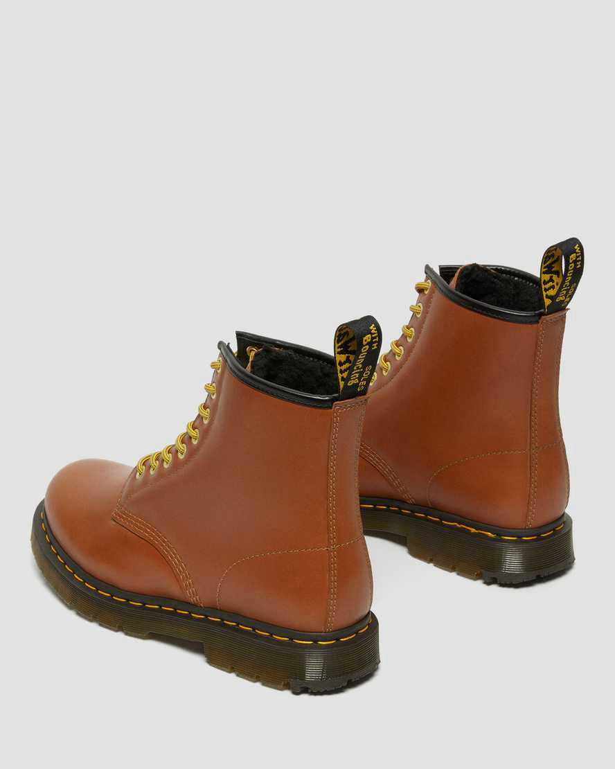 Dr Martens 1460 Wintergrip Leather Lace Up Winterstiefel Herren Braun | 980351-IXW