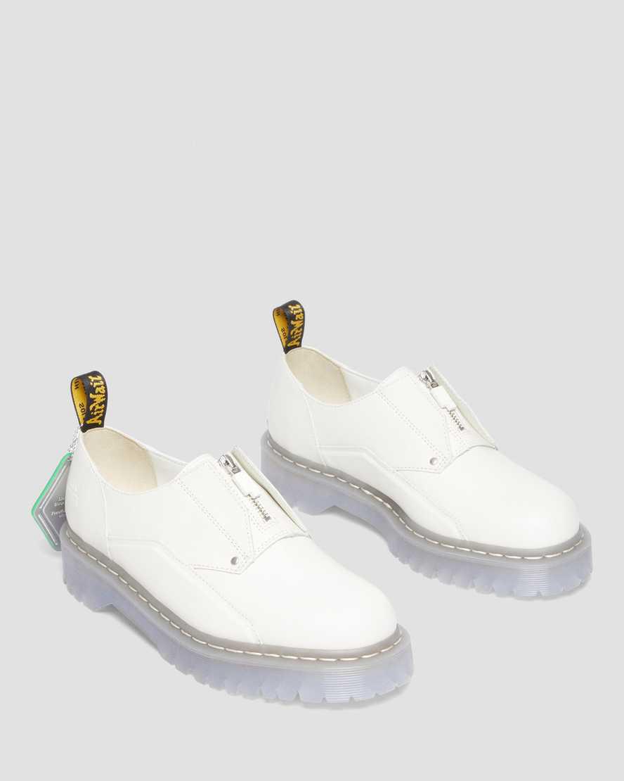 Dr Martens 1461 Bex ACW* Leather Oxfords Schuhe Herren Braun Weiß | 472609-TNR