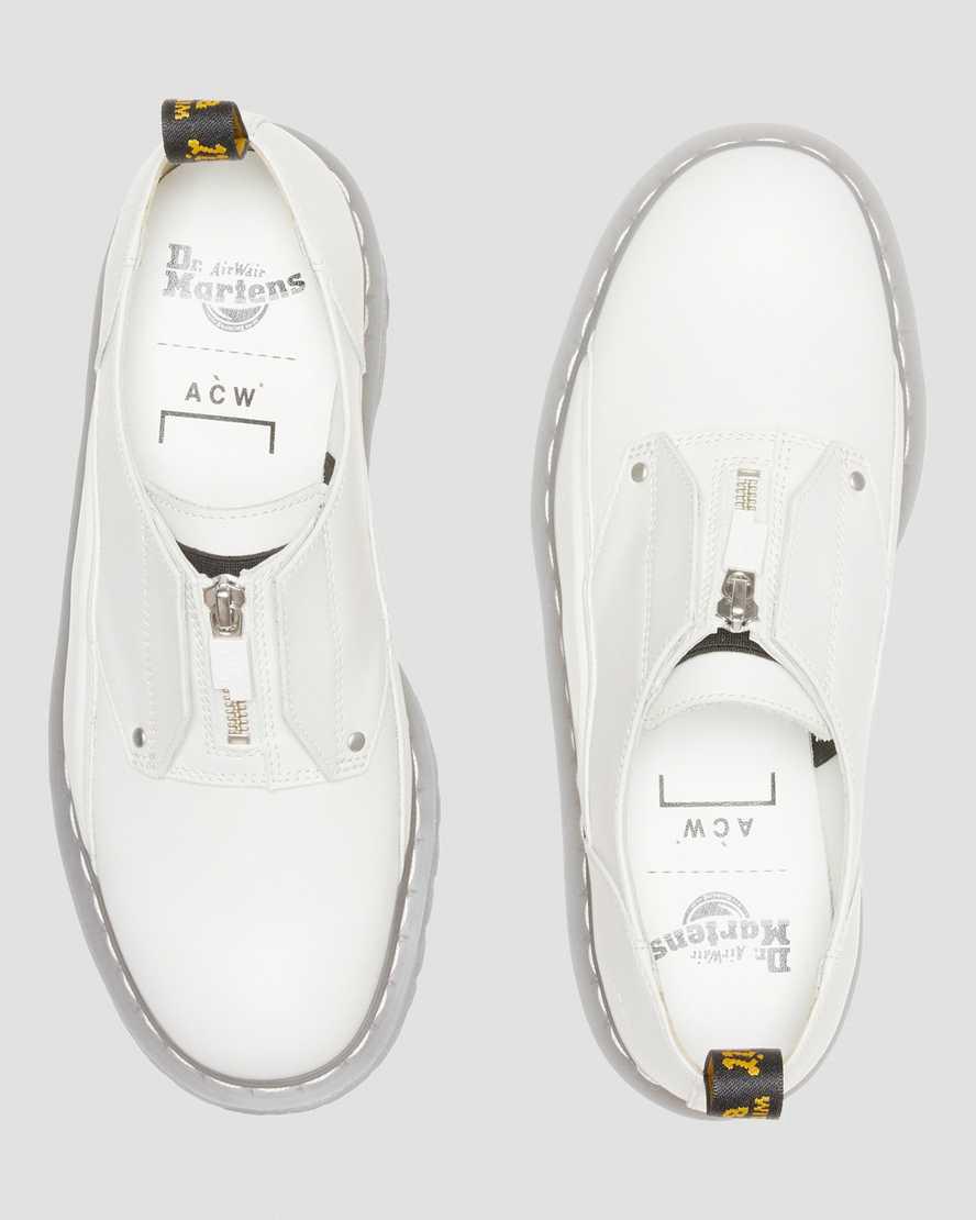 Dr Martens 1461 Bex ACW* Leather Oxfords Schuhe Herren Braun Weiß | 472609-TNR