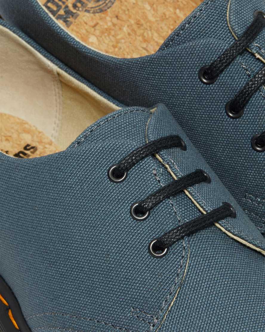 Dr Martens 1461 Canvas Oxfords Schuhe Herren Grau | 671429-SPD
