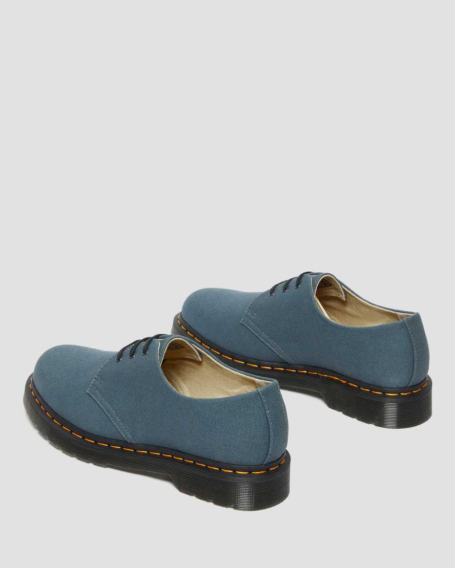 Dr Martens 1461 Canvas Oxfords Schuhe Herren Grau | 671429-SPD