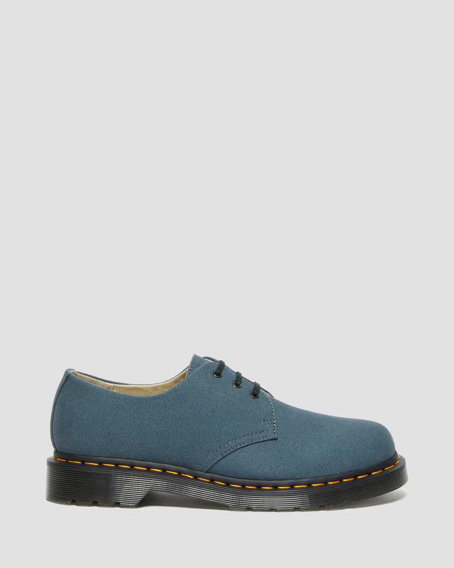 Dr Martens 1461 Canvas Oxfords Schuhe Herren Grau | 671429-SPD