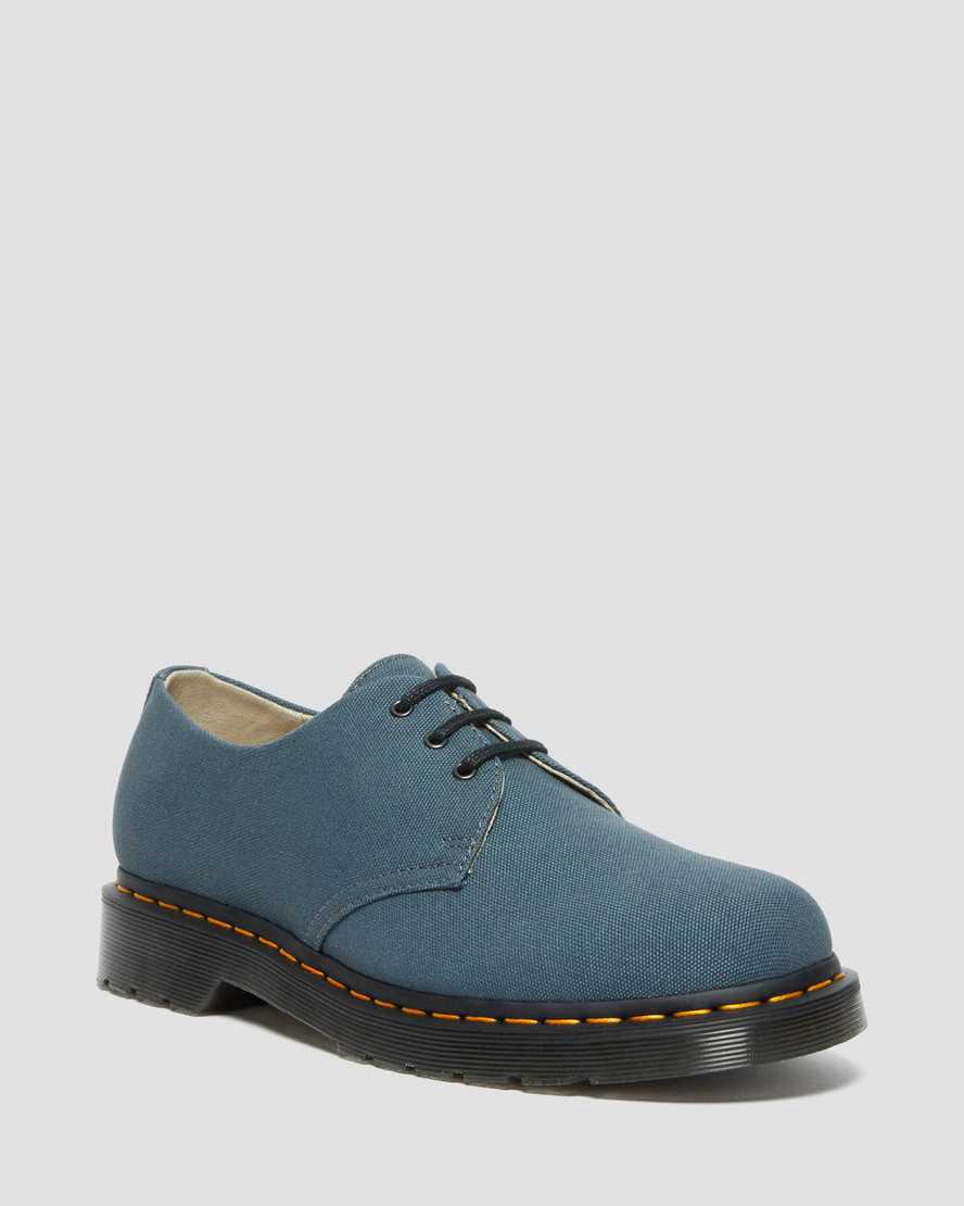 Dr Martens 1461 Canvas Oxfords Schuhe Herren Grau | 671429-SPD
