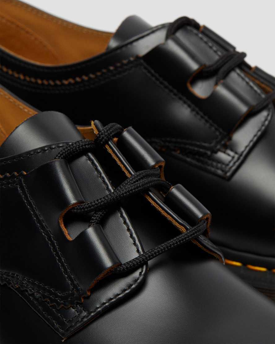 Dr Martens 1461 Ghillie Leather Oxfords Schuhe Herren Schwarz | 240953-IWJ