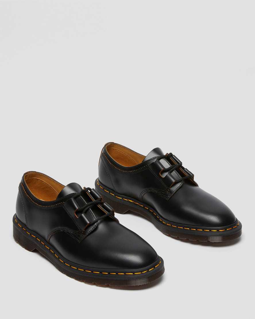 Dr Martens 1461 Ghillie Leather Oxfords Schuhe Herren Schwarz | 240953-IWJ