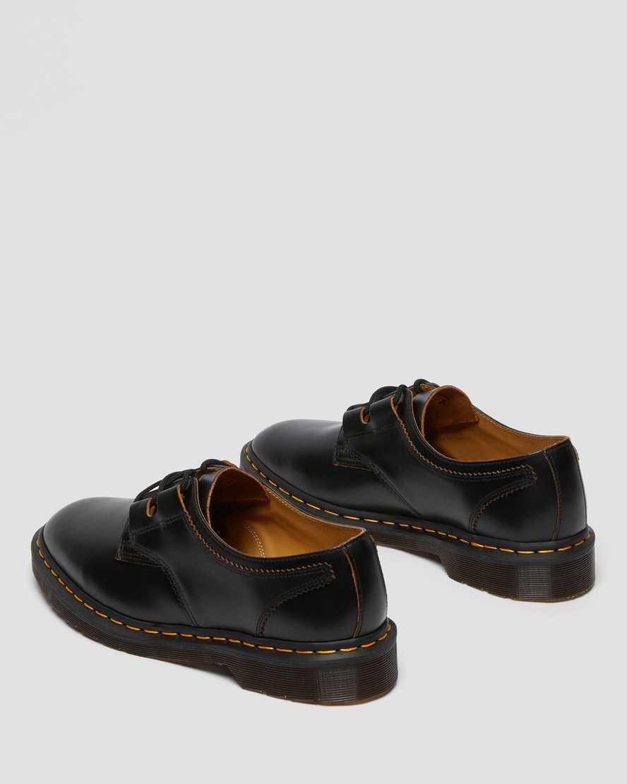 Dr Martens 1461 Ghillie Leather Oxfords Schuhe Herren Schwarz | 240953-IWJ
