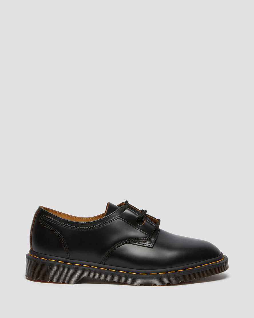 Dr Martens 1461 Ghillie Leather Oxfords Schuhe Herren Schwarz | 240953-IWJ