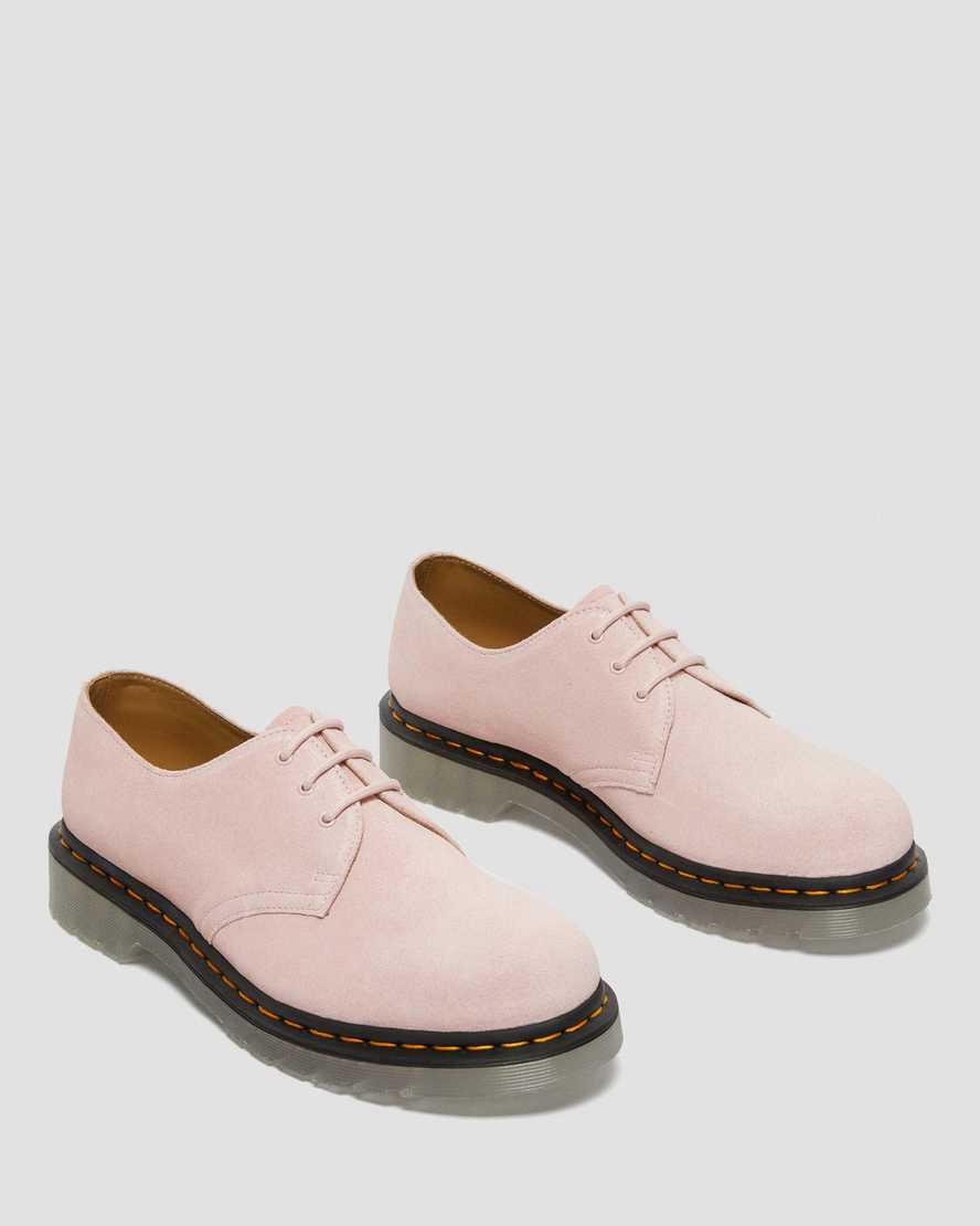 Dr Martens 1461 Iced Suede Oxfords Schuhe Herren Rosa | 467301-CSY